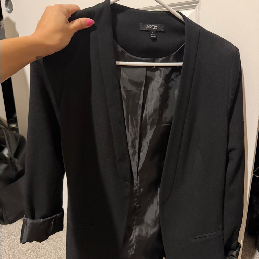 Apt. 9 Women’s Elegant Black Blazer Jacket